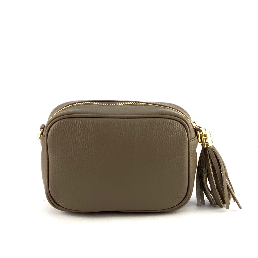 Borsa a tracolla PARIS - Crossbody Bag in Pelle Vera